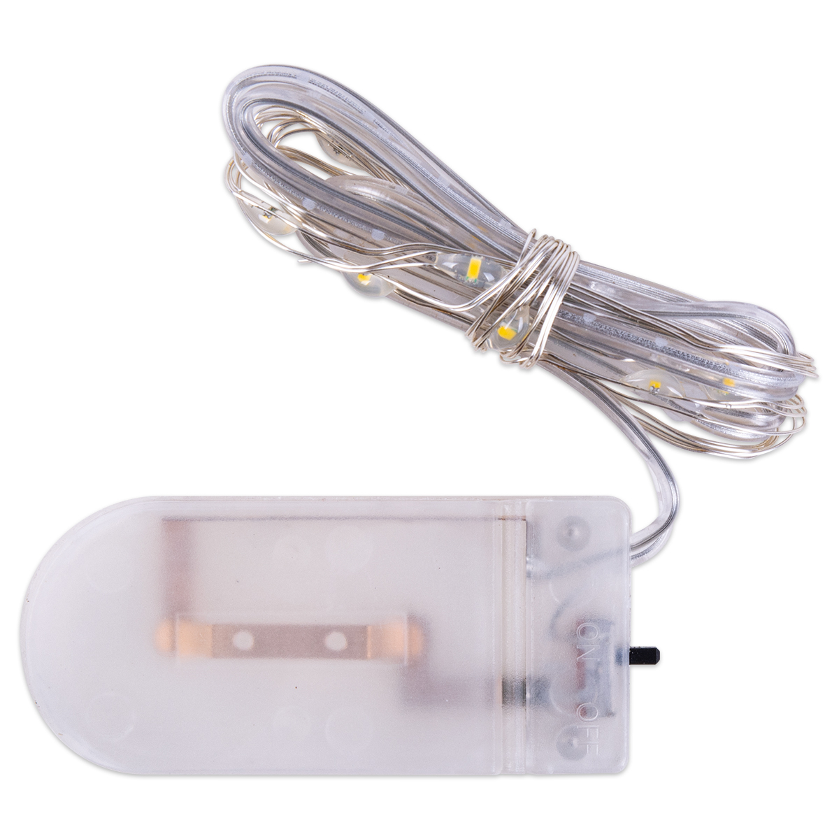 LED-Mini-Lichterkette 10 Lämpchen transparent