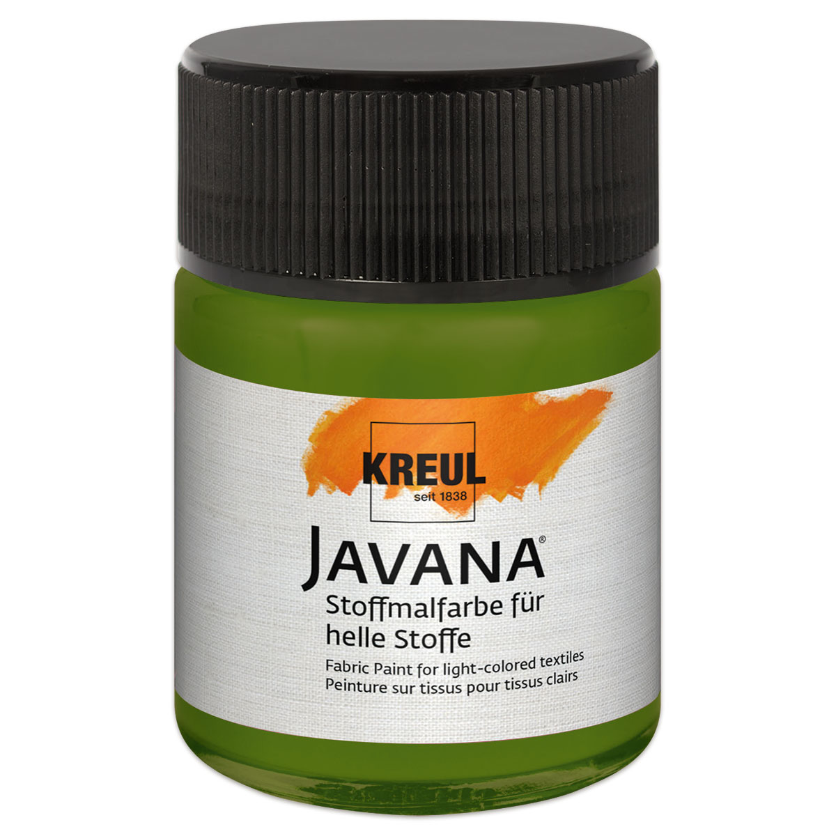 KREUL Javana Stoffmalfarbe helle Stoffe 50ml olivgrün