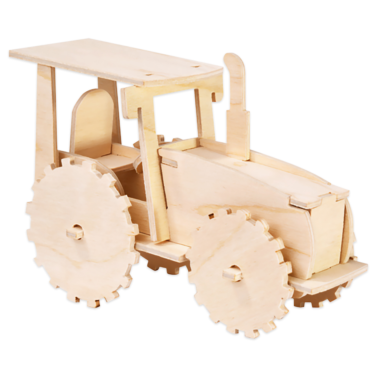 Holzbausatz Traktor 15,5x7x11cm 18 Teile