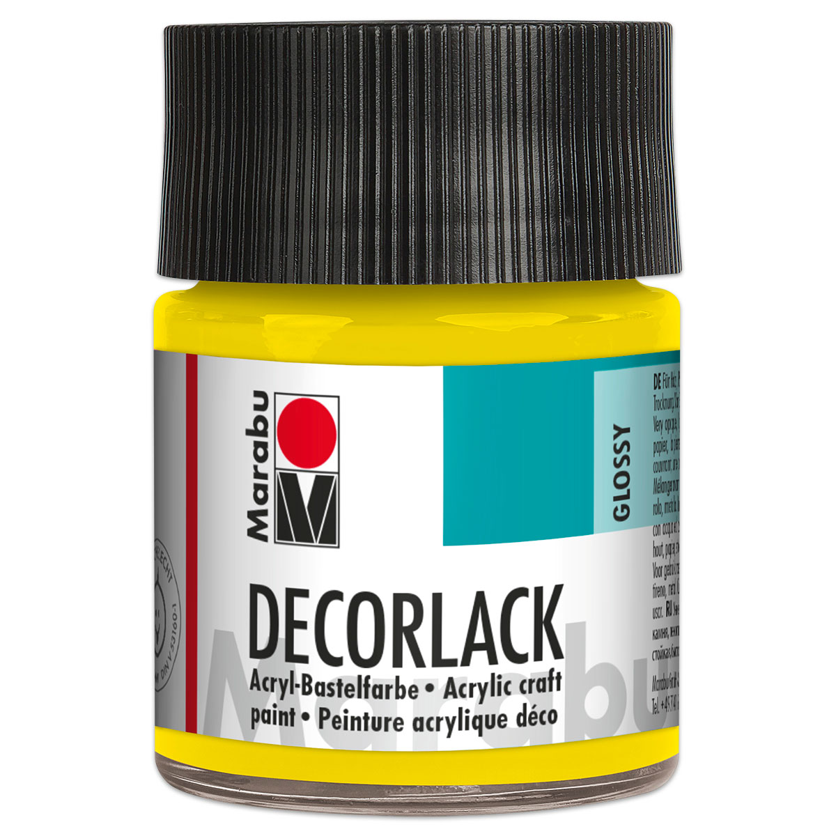 Decorlack Acryl glänzend 50ml gelb