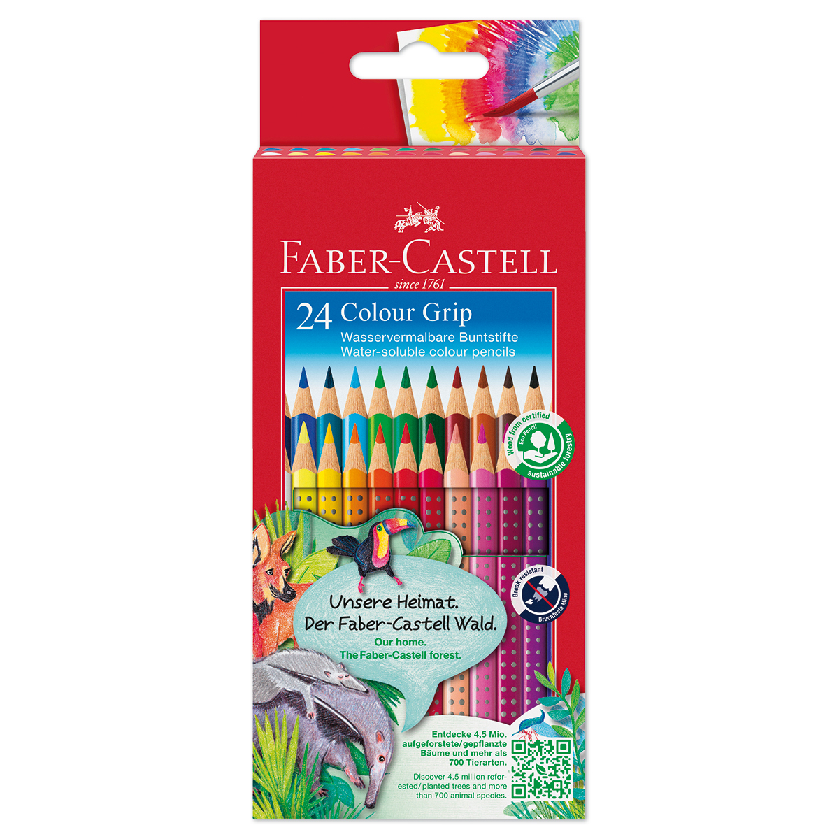 Colour GRIP wasservermalbar Mine 3mm 24 Farbstifte Colour GRIP wasservermalbar Mine 3mm 24 Farbstifte