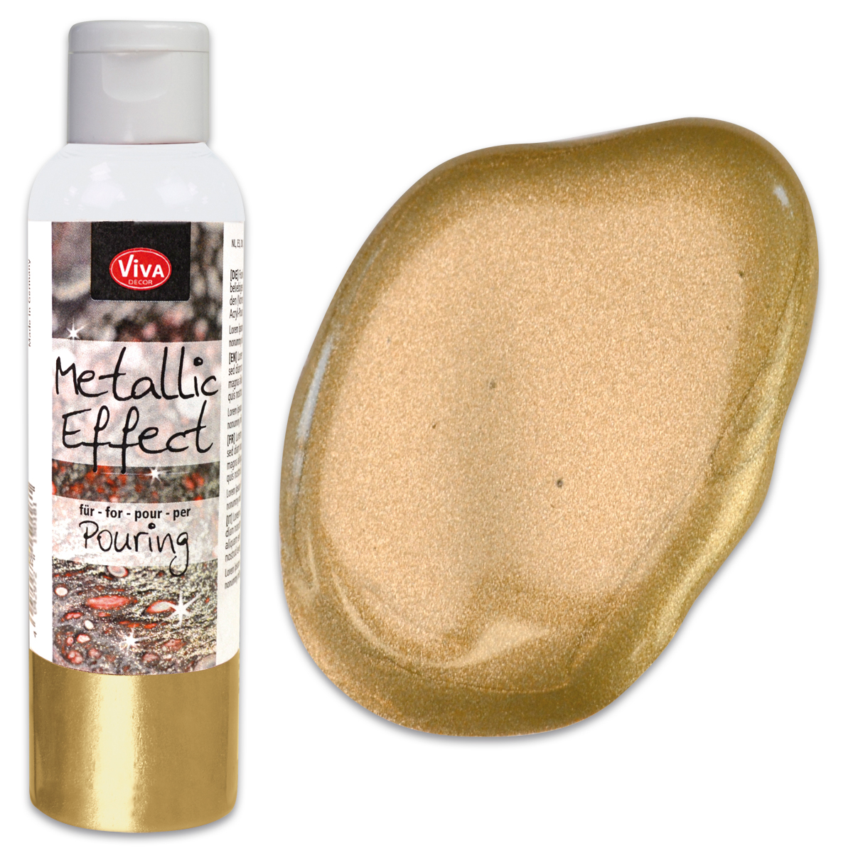 Metallic Effect für Pouring 120ml gold