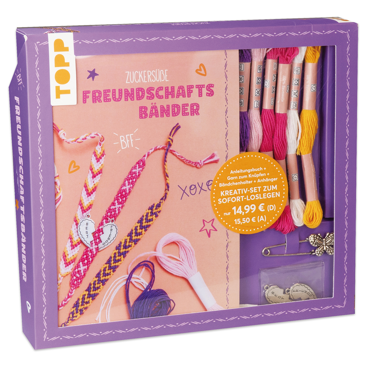 Kreativ-Set Zuckersüße Freundschaftsbänder