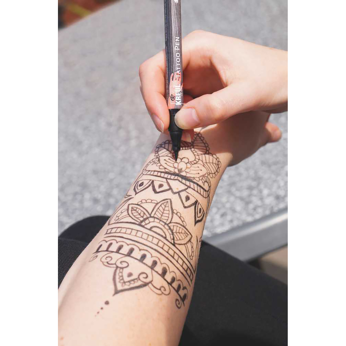 KREUL Tattoo-Pen-Set 4 St./Farben KREUL Tattoo-Pen-Set 4 St./Farben