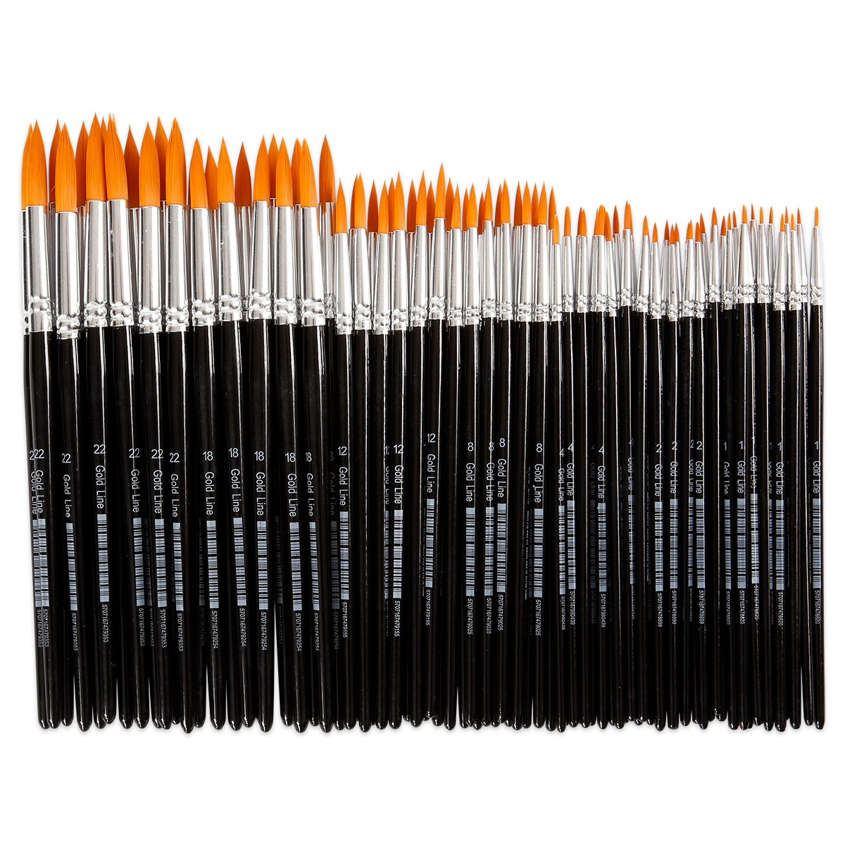 Gold Line Pinsel rund 84er-Set