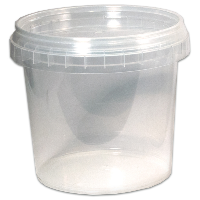 Kunststoffbecher mit Deckel 365ml transparent