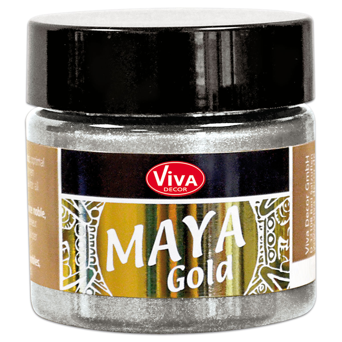 Maya-Gold Dekorfarbe flüssig 45ml silber