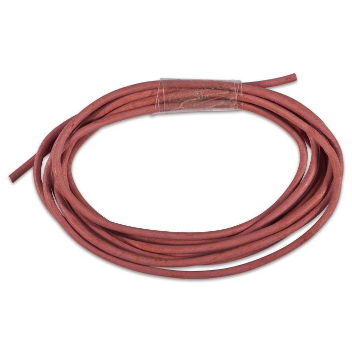 Ziegenlederriemchen rund 1,5mm 1m rosa