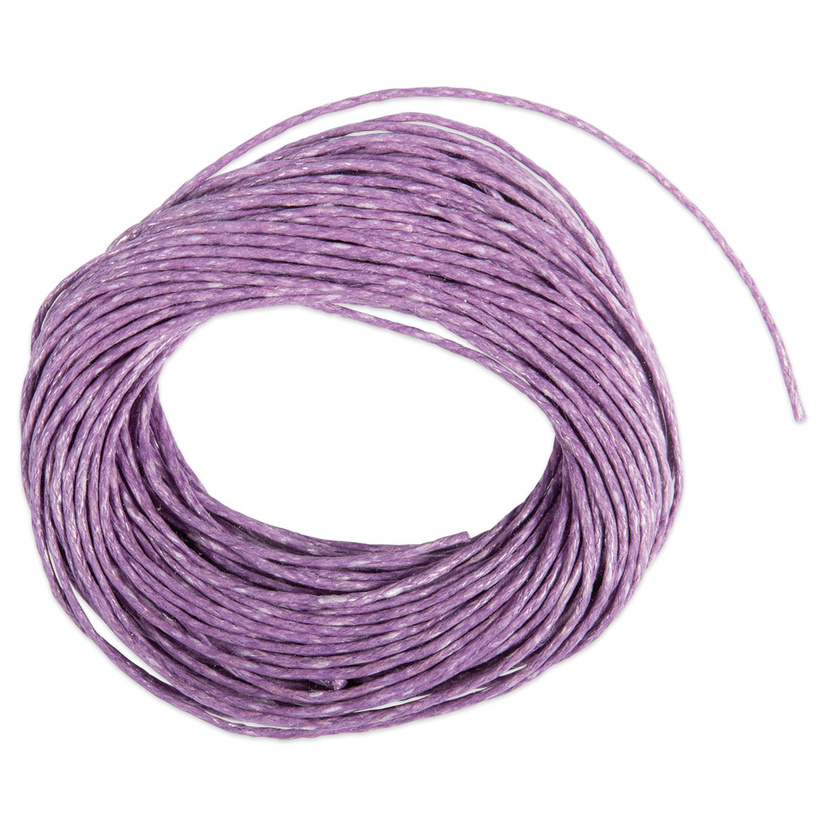 Kordel gewachst 1mm 10m violett