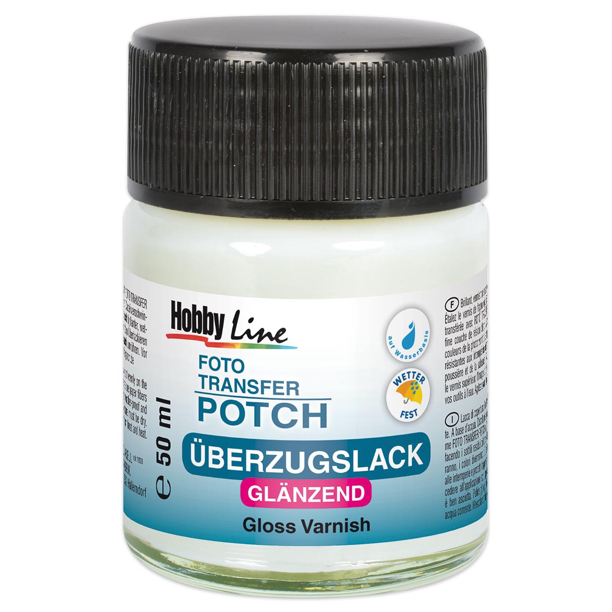 Hobby Line Foto Transfer Potch Überzugslack 50ml glänzend