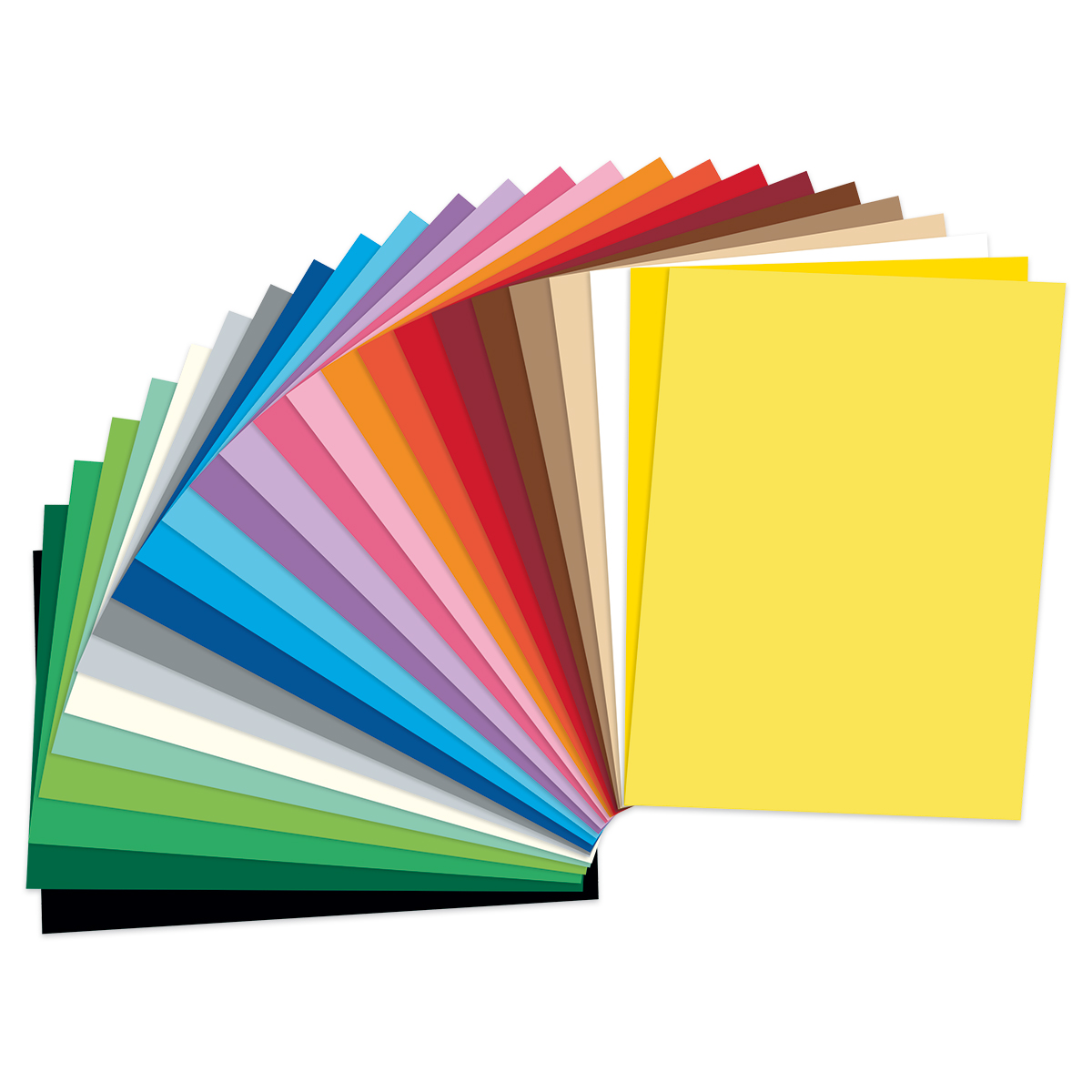 Tonkarton 220g/m² 35x50cm 25 Bl./Farben