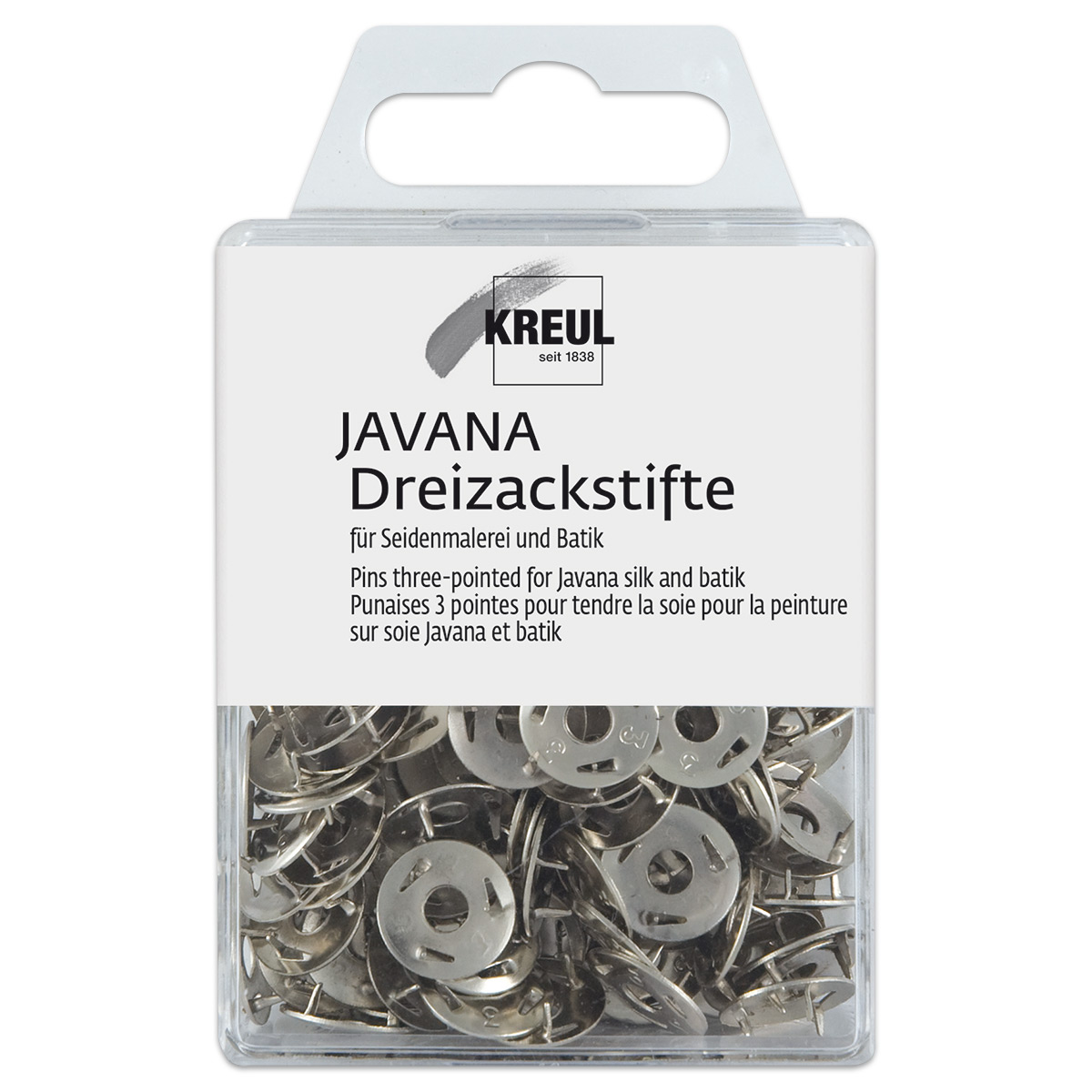 Dreizackstifte mit Ausheber Metall 100 St. Dreizackstifte mit Ausheber Metall 100 St.