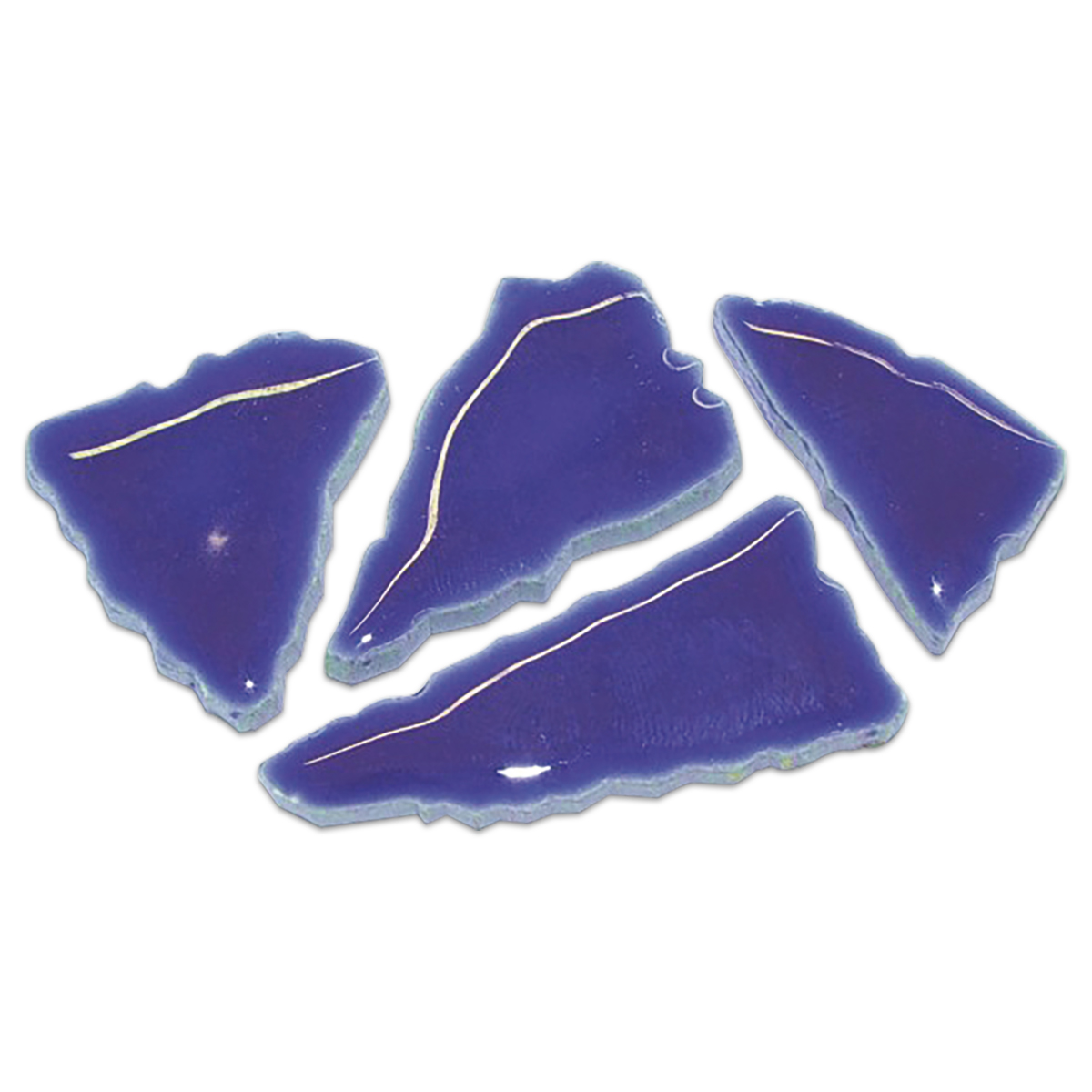 Flip-Keramik 2-6cm 3kg ca. 260 Steine kobaltblau
