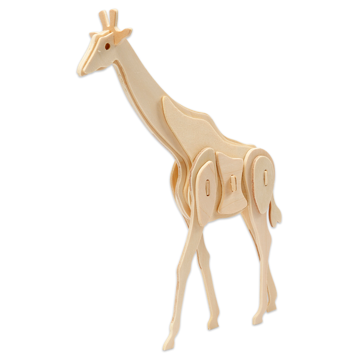 Holzbausatz Giraffe 20x4,2x25 cm 19 Teile