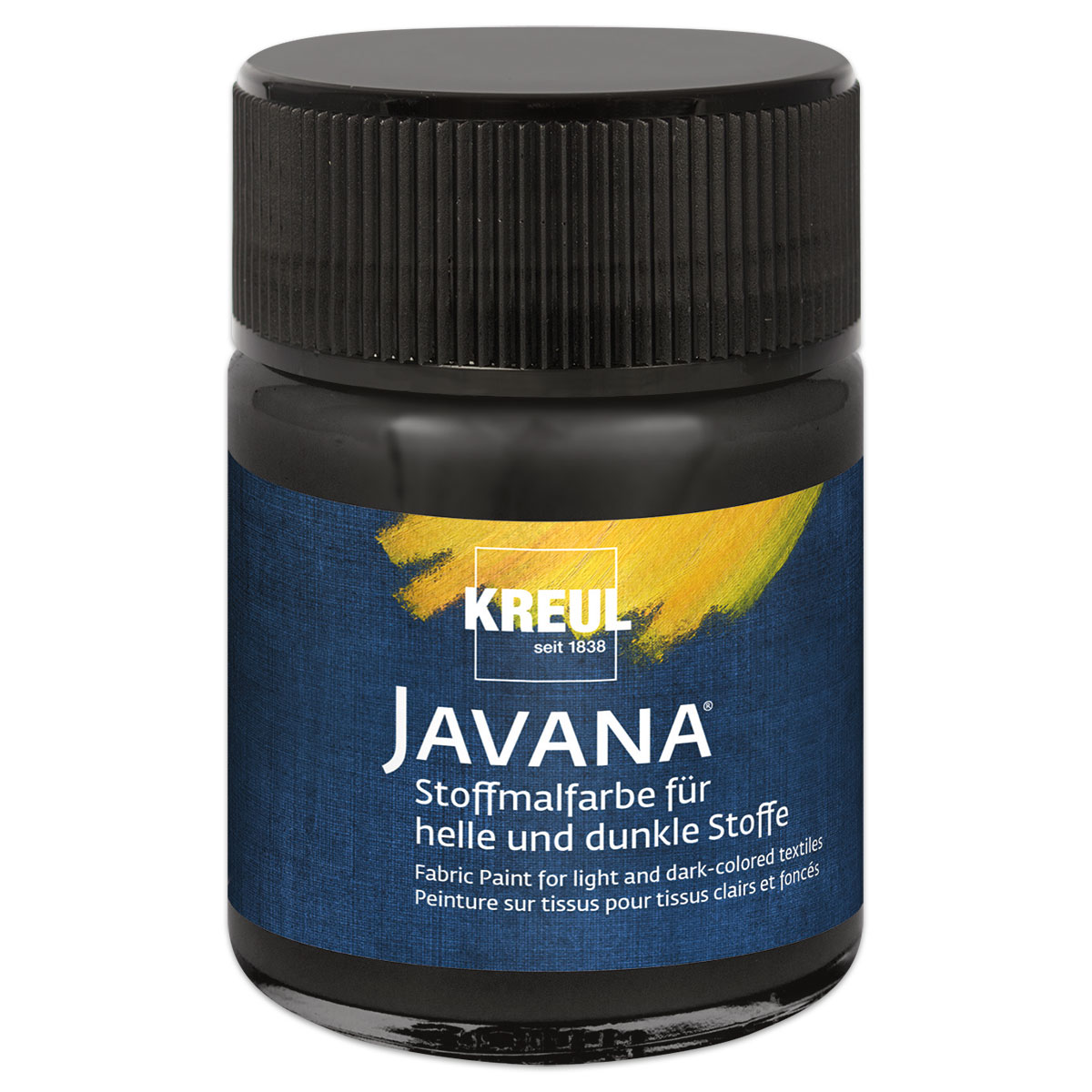 KREUL Javana Stoffmalfarbe 50ml schwarz