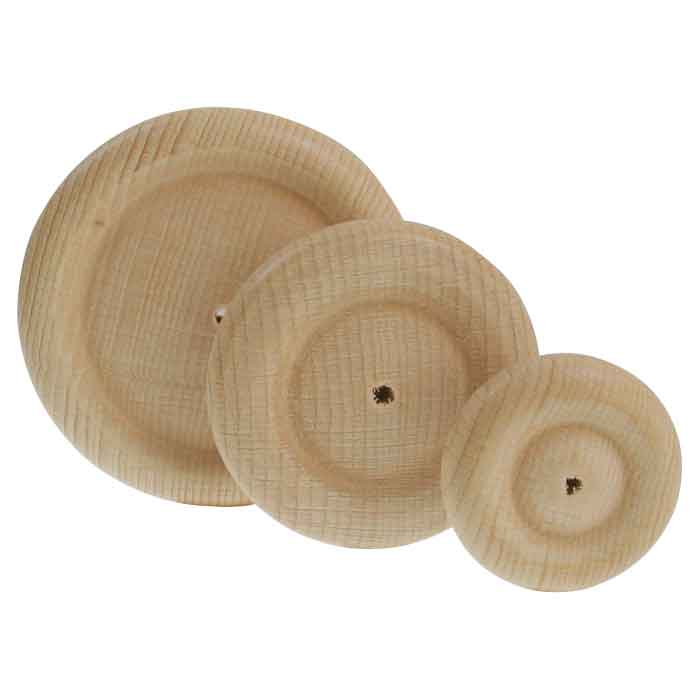 Holzräder Ø 40mm 13mm stark 10 St. natur