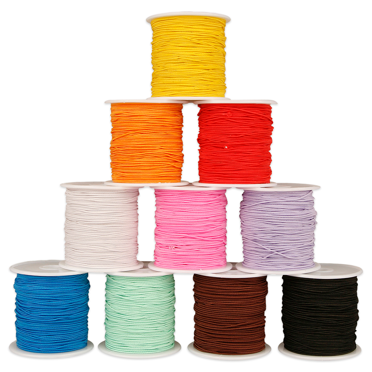Gummiband Hutgummi 1,2mm 10 Farben à 25m