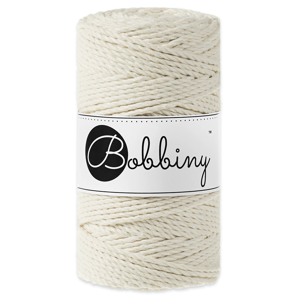 Bobbiny 3PLY Makramee-Kordel Ø 3mm natural
