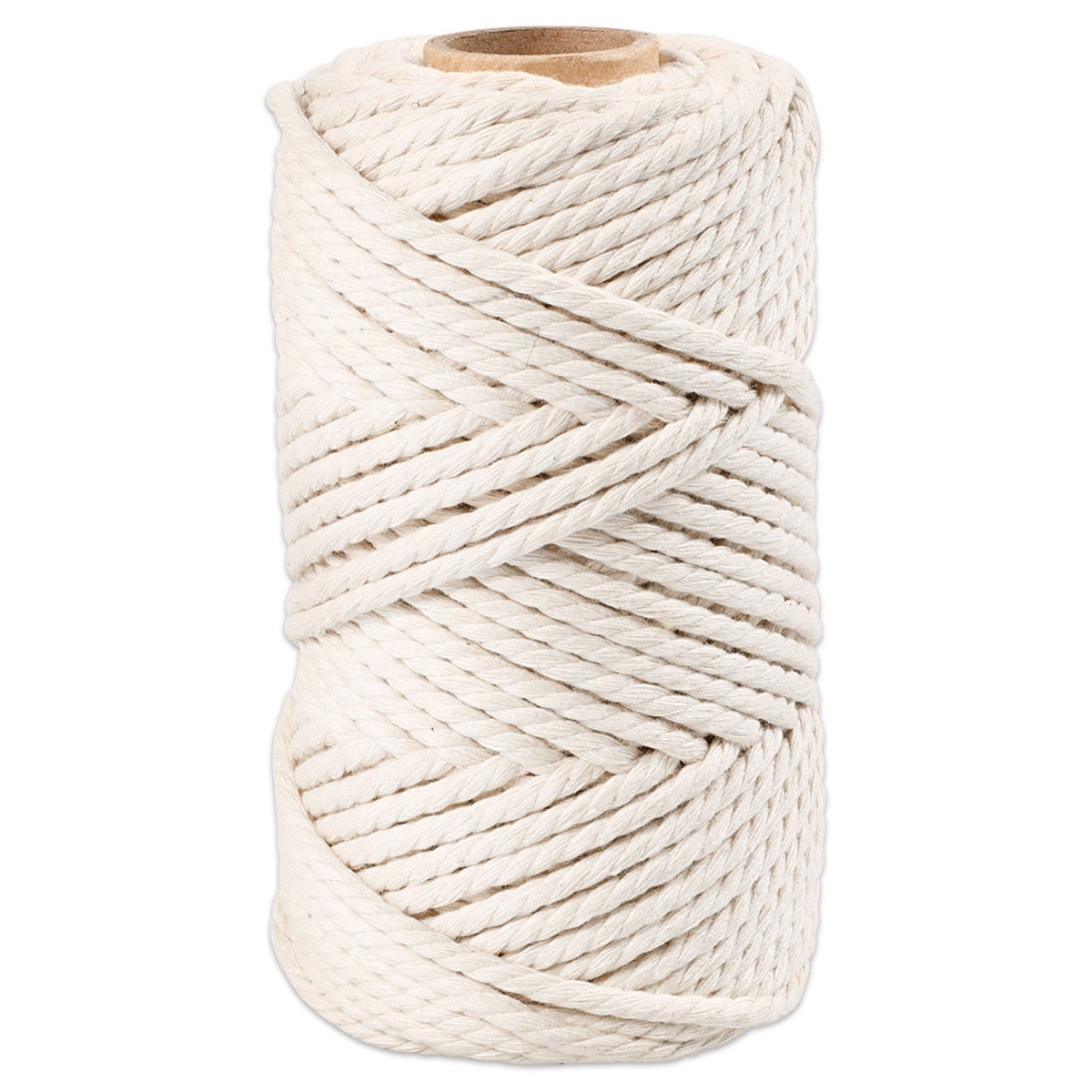 Makrameegarn Ø 4mm 330g naturweiß