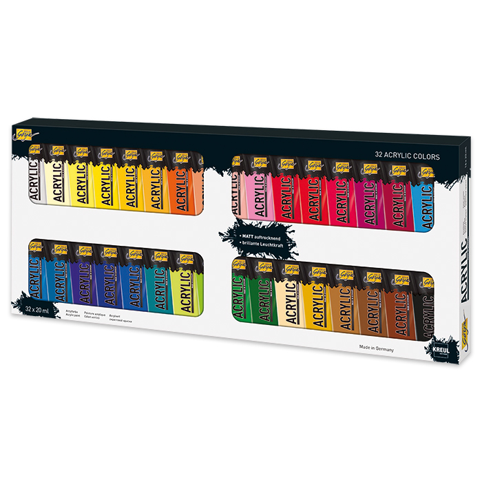 52084173Mm7BbA22nawJi SOLO GOYA Acrylic 32 Farben à 20ml