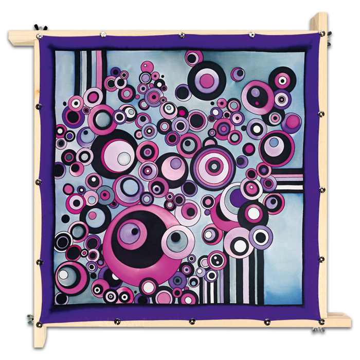 546406MU8E3VsbTMwPR Tuch Gutta schwarz 55x55cm Circular naturweiß