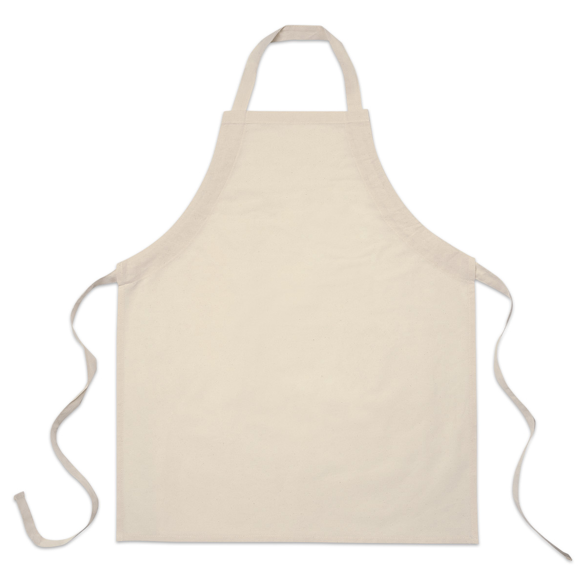 Kinderschürze mit Schnellverschluss 55x68cm natur