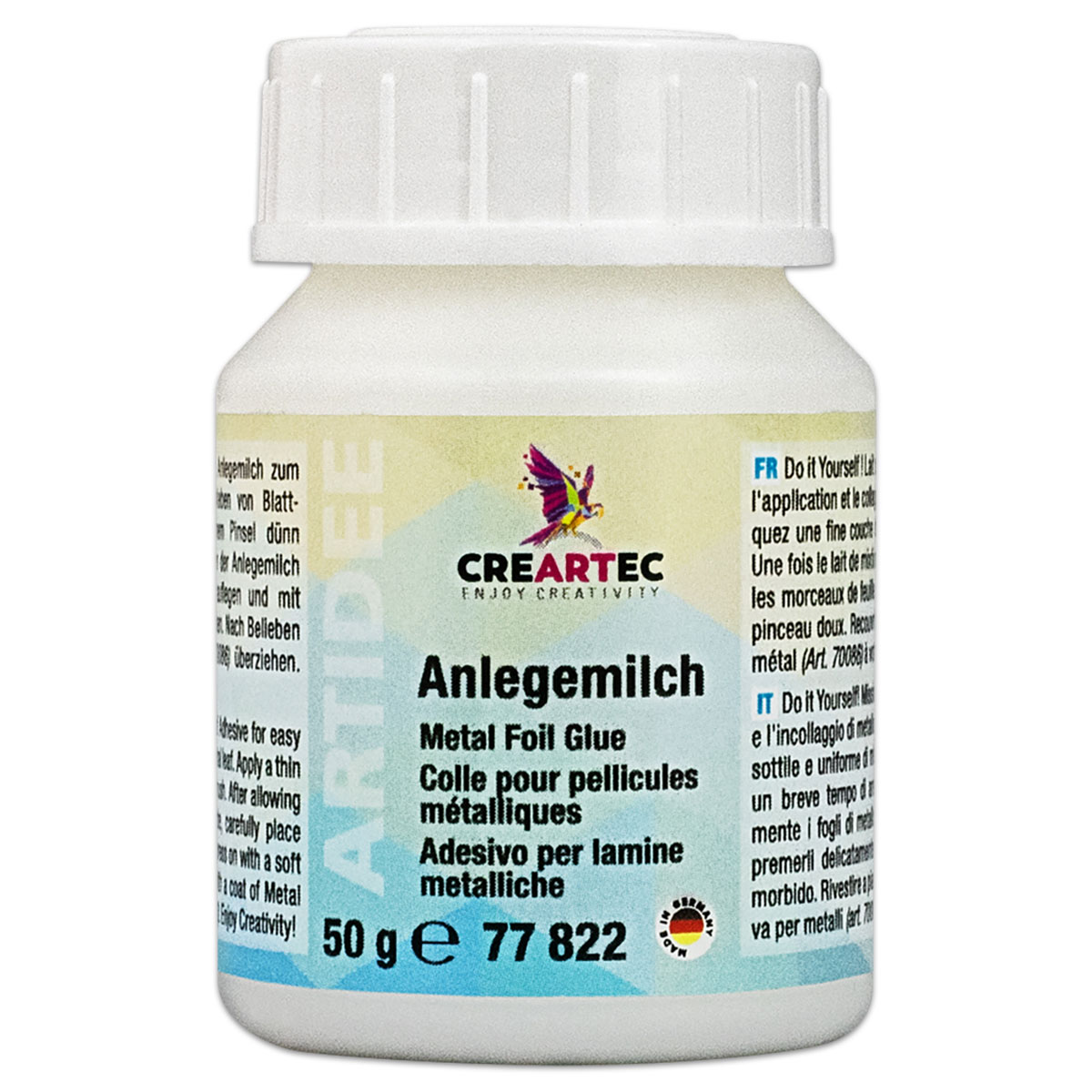 Anlegemilch für Blattmetalle 50g