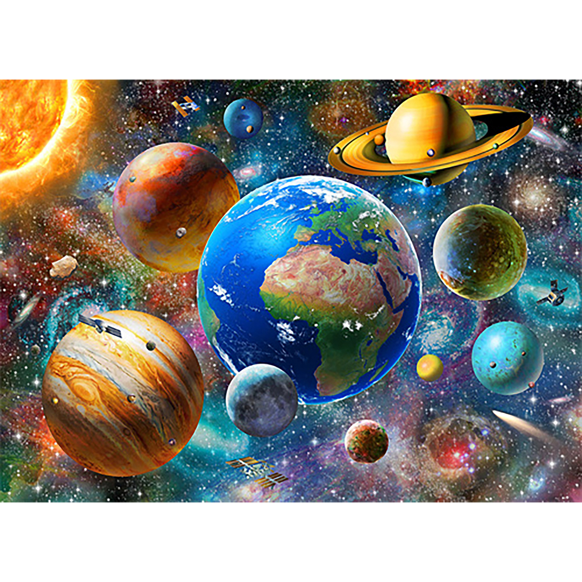 Diamond Painting 30x40cm Weltall