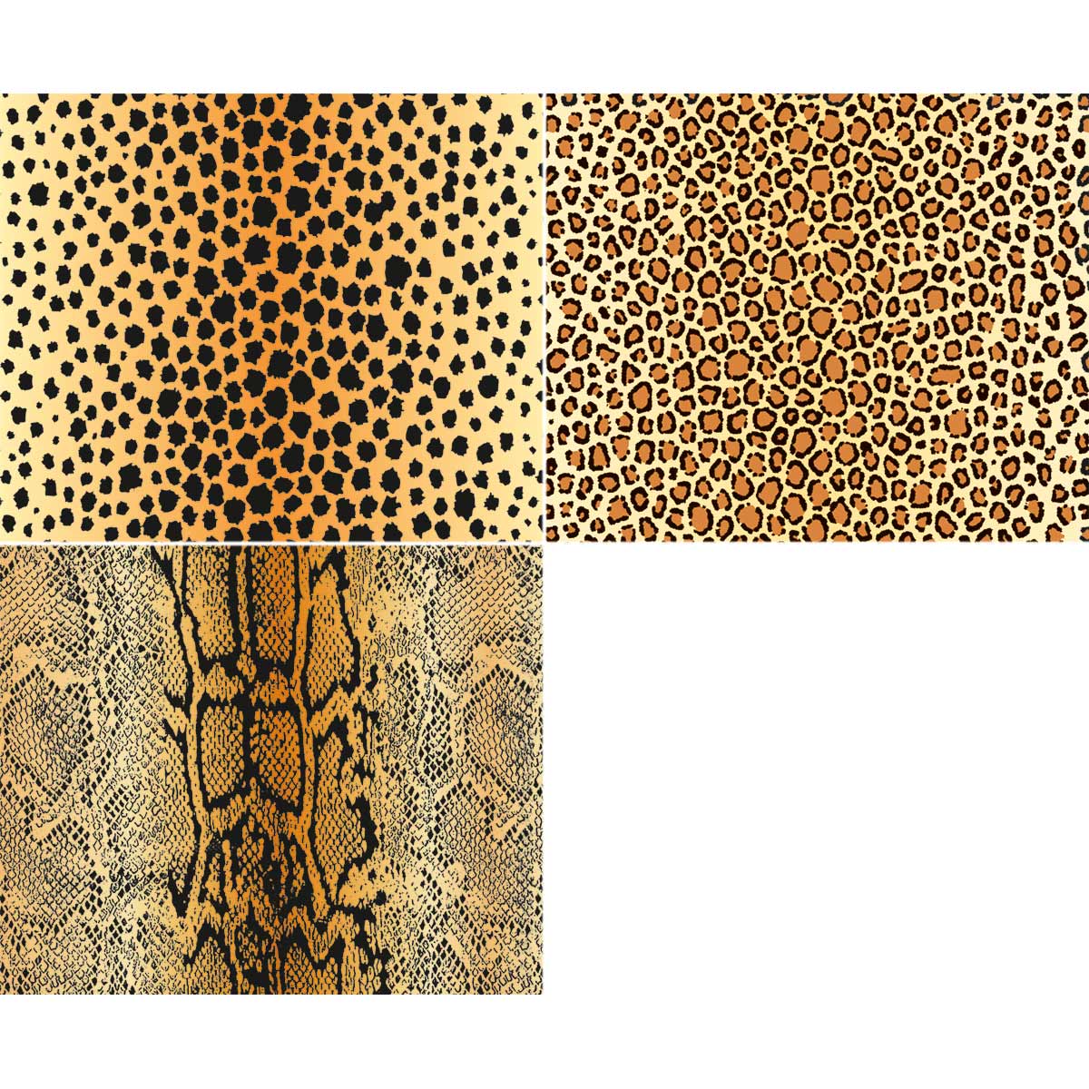 Transparentpapier-Set Tierfell