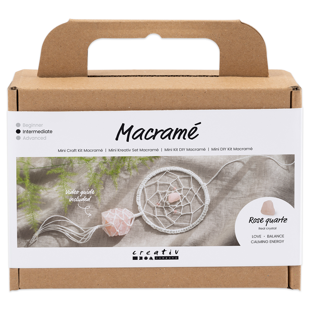 Mini-Kreativset Traumfänger aus Macramee