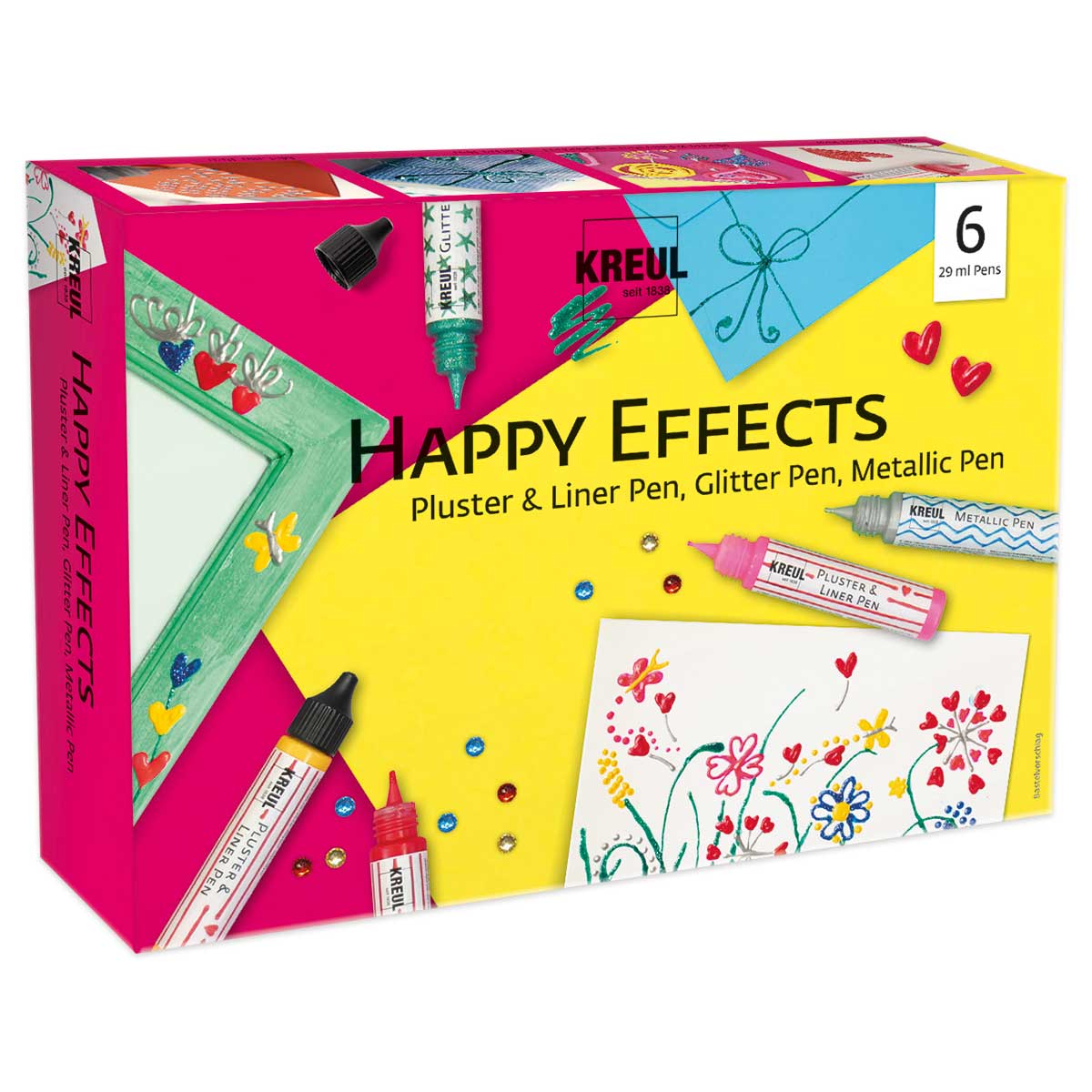 Happy Effects-Set 6 Farben à 29ml