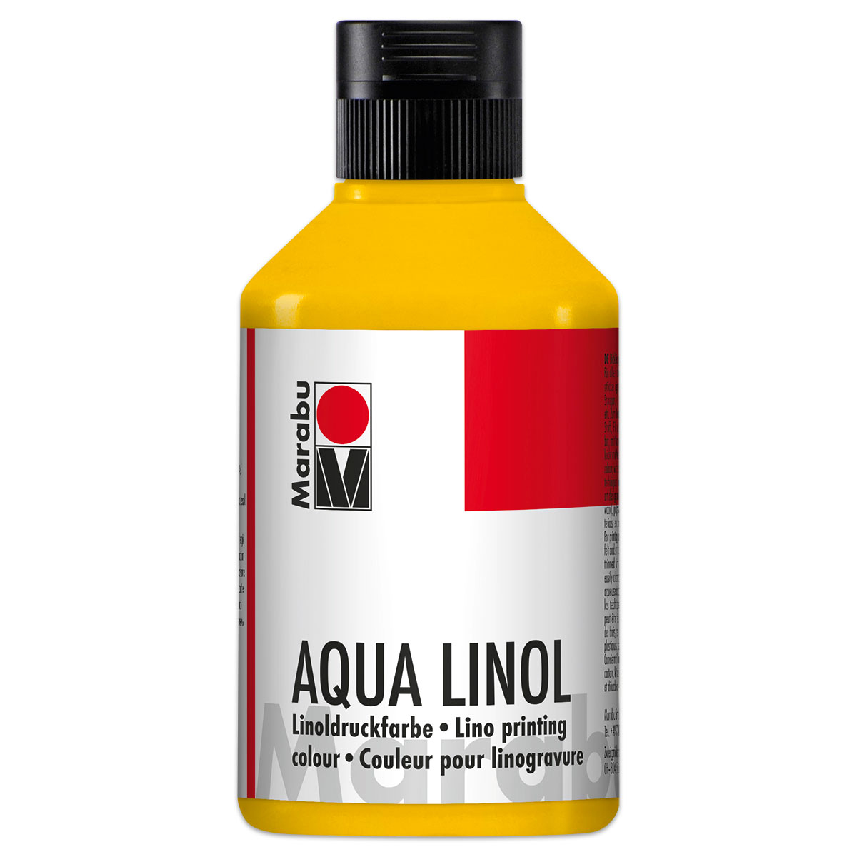 Aqua Linoldruckfarbe 250ml mittelgelb