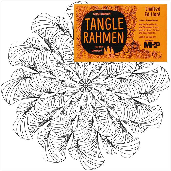 57702050P8Sm8Lfkldea6 Tangle-Keilrahmen 20x20x2cm Inspiration