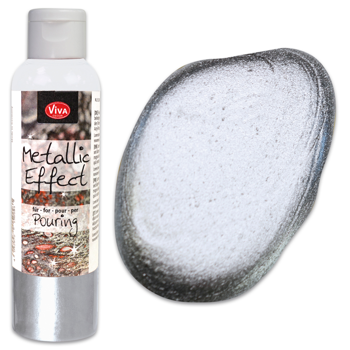 Metallic Effect für Pouring - 120ml silber