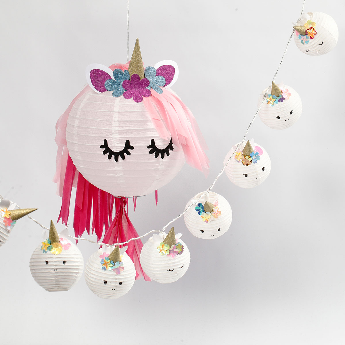 Papierlampion rund Ø 20cm weiß Papierlampion rund Ø 20cm weiß