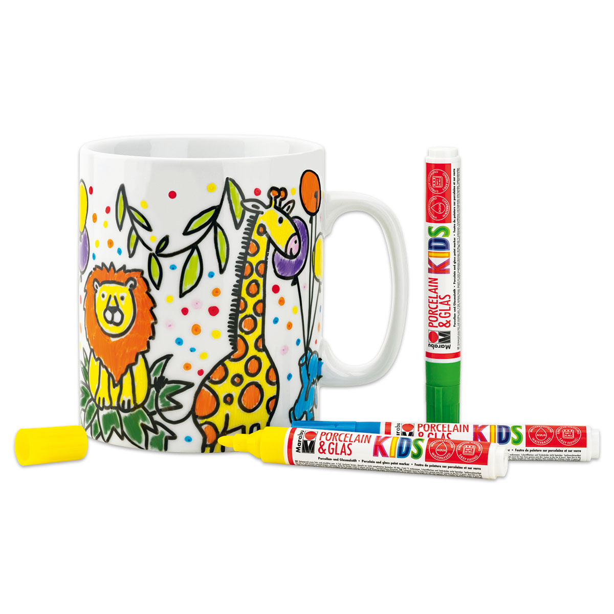 Porcelain & Glas Painter KiDS 1-3mm 10 St.