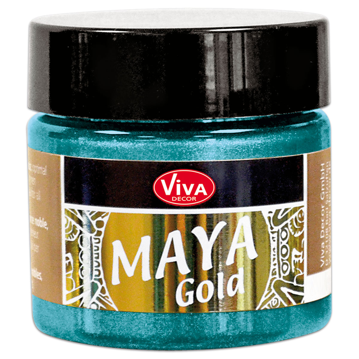 Maya-Gold Dekorfarbe flüssig 45ml türkis