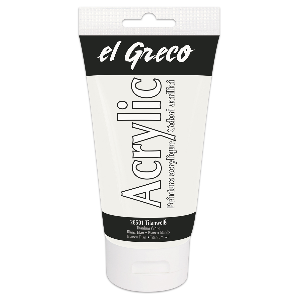 el Greco Acrylic - 150ml titanweiß