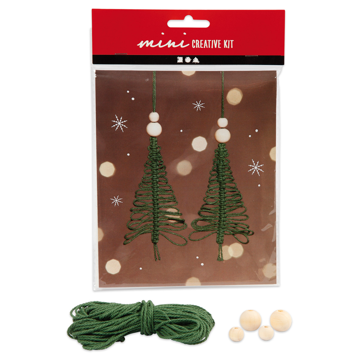 50377411TCJVvO8I4R9vs Mini-Kreativset Weihnachtsbaum Makramee ca. 11cm