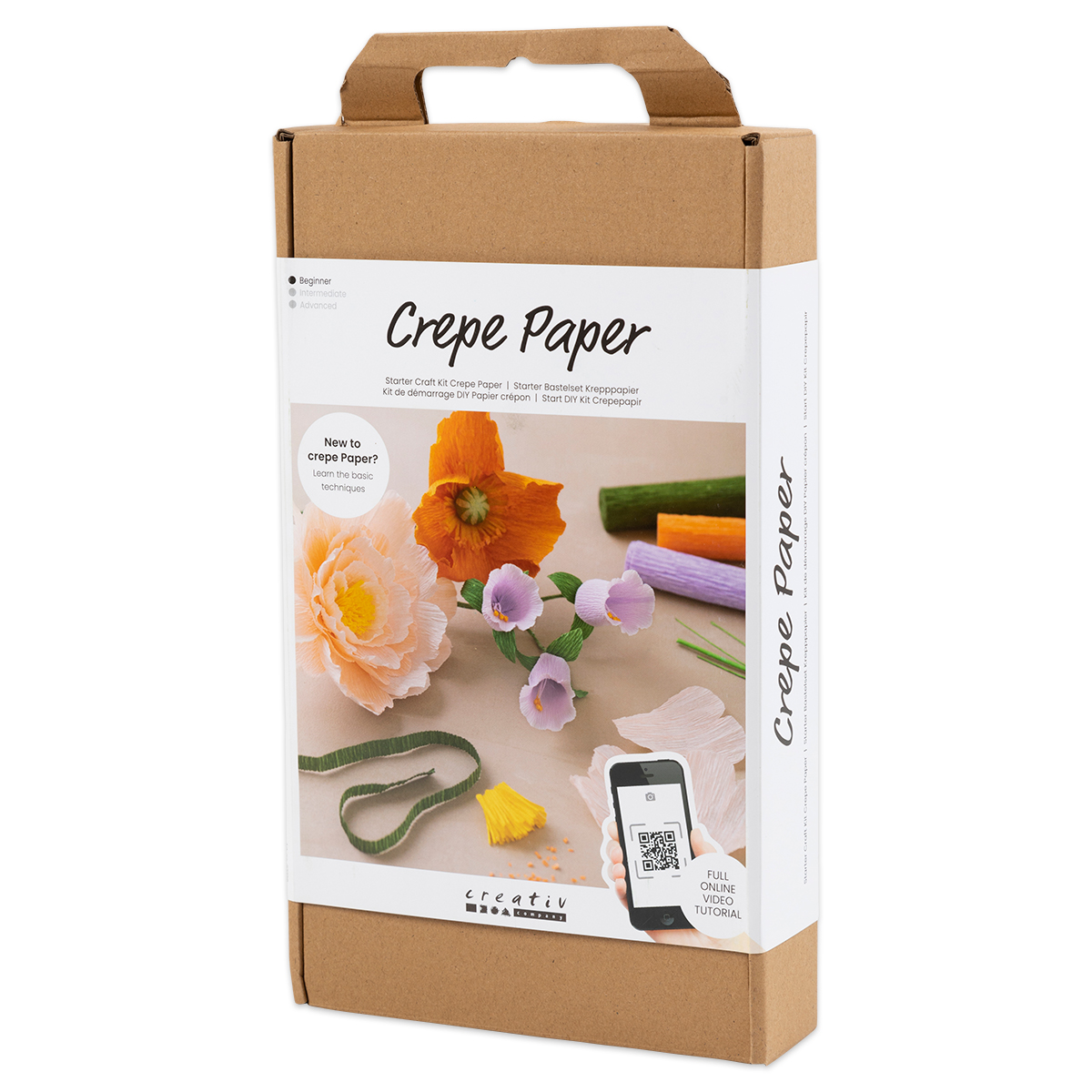 Lernset-Krepppapier 30-teilig