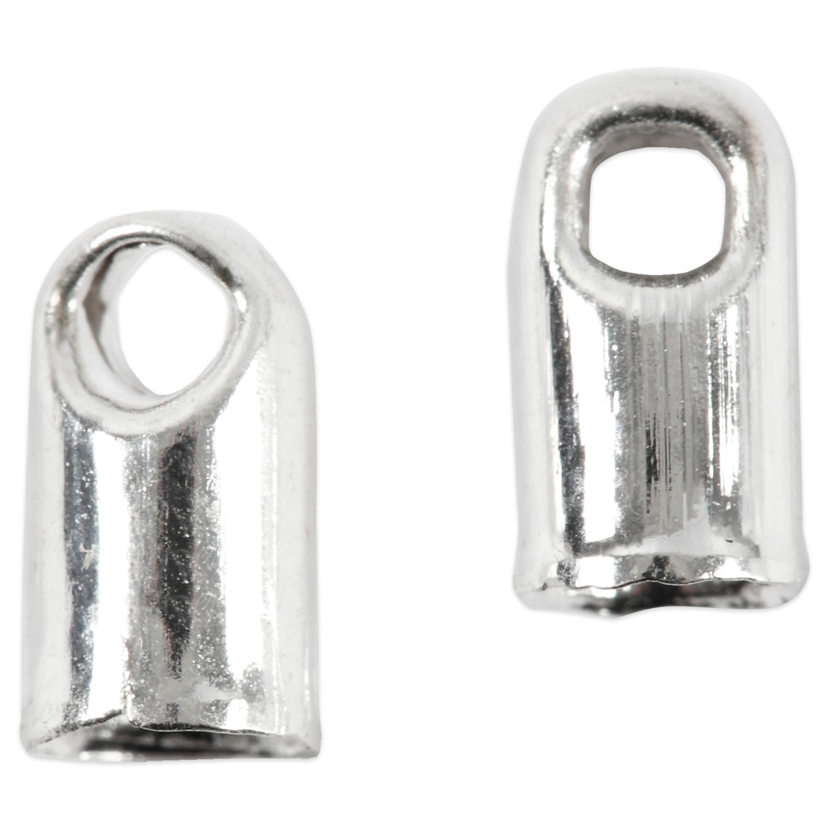 Endkappen Metall Ø ca. 2,5-3mm 10 St. versilbert Endkappen Metall Ø ca. 2,5-3mm 10 St. versilbert