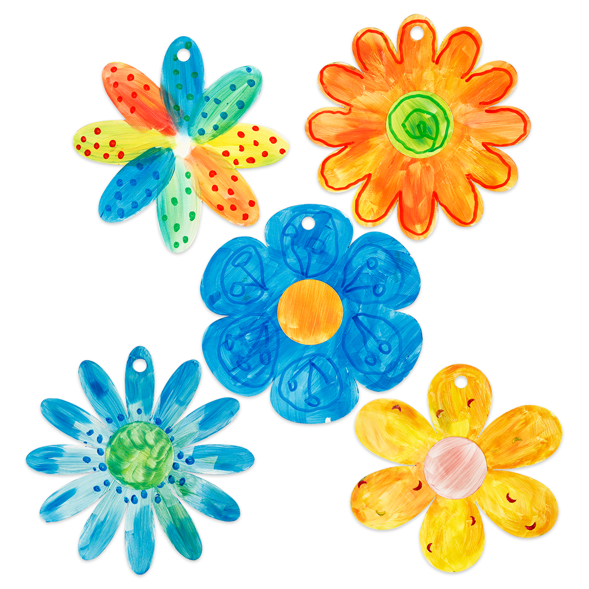 50323313_2 Blumen-Aufhänger Karton 15 St. weiß