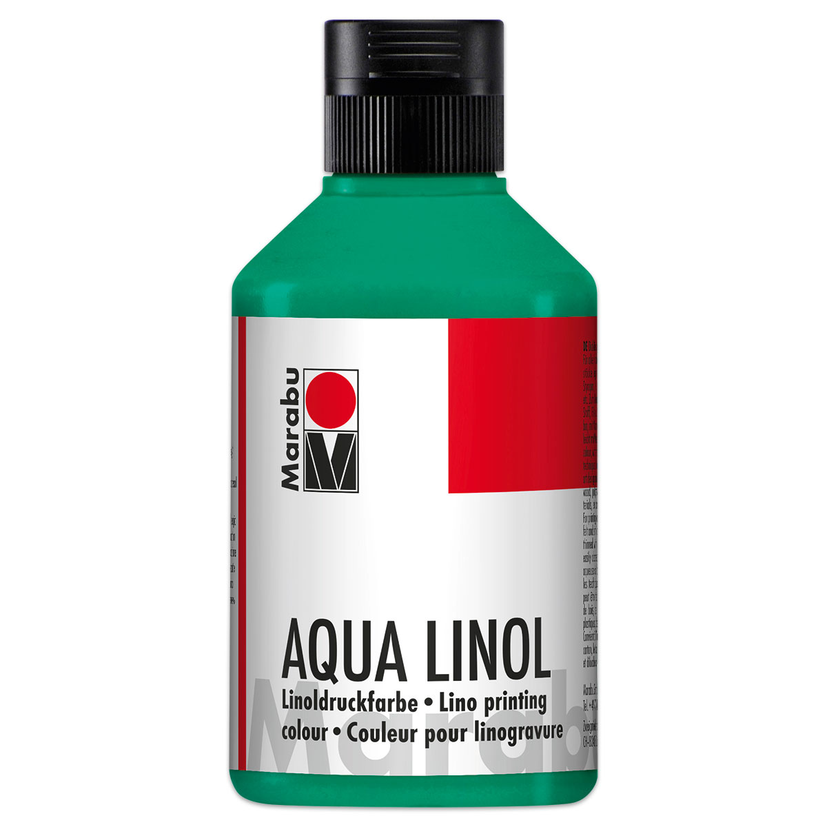Aqua Linoldruckfarbe 250ml blaugrün