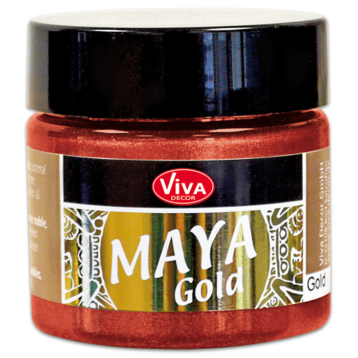 Maya-Gold Dekorfarbe flüssig