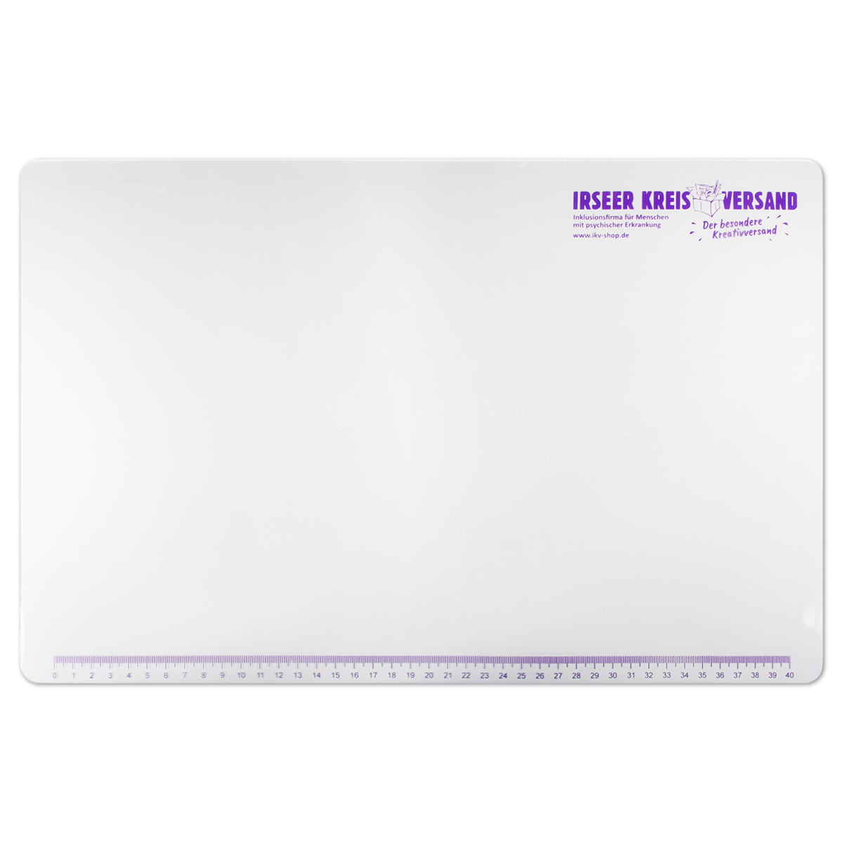 Bastelunterlage PVC 44x29cm 2-3mm Stärke glasklar